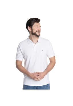 POLERA HOMBRE MANGA CORTA PIQUE CAPRI Blanco M