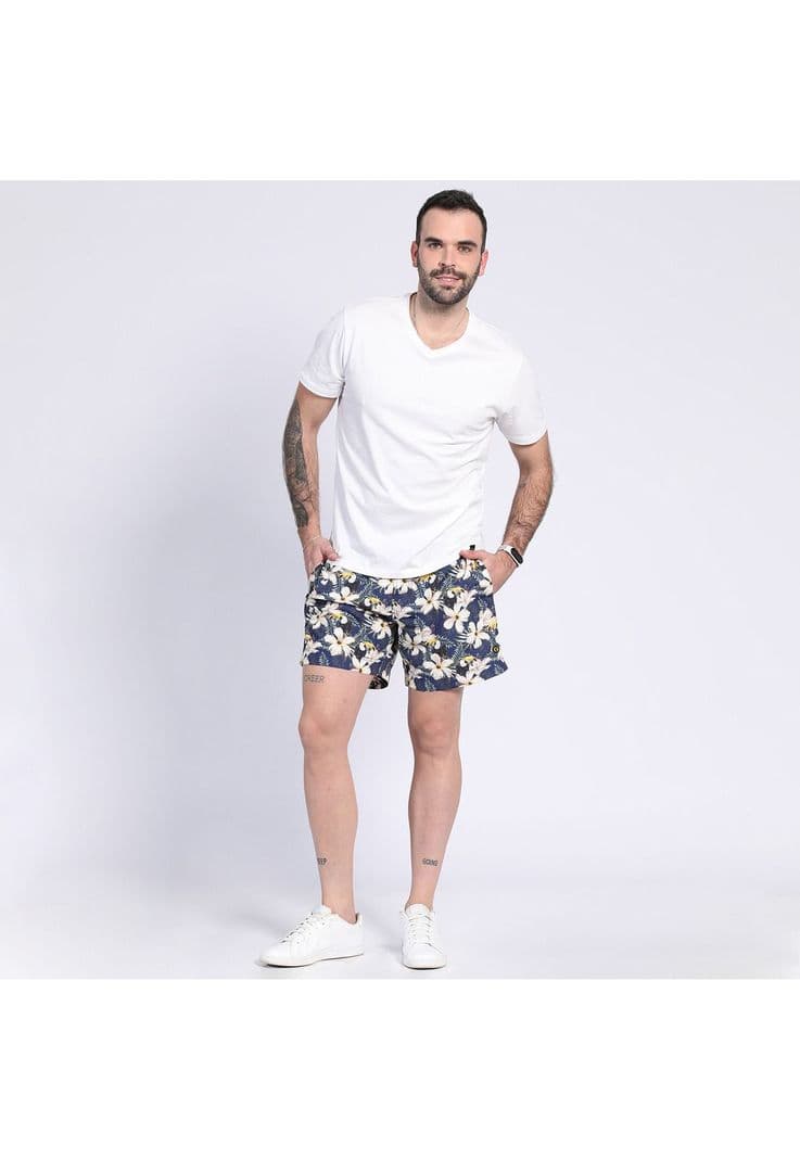 Polera Cuello V Blanco XXXL