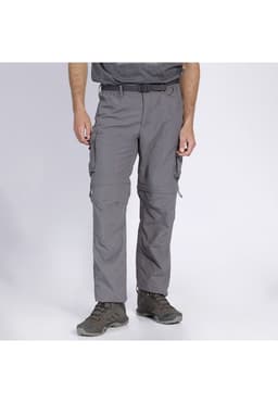 Pantalon Desmontable Hombre Gris Oscuro S