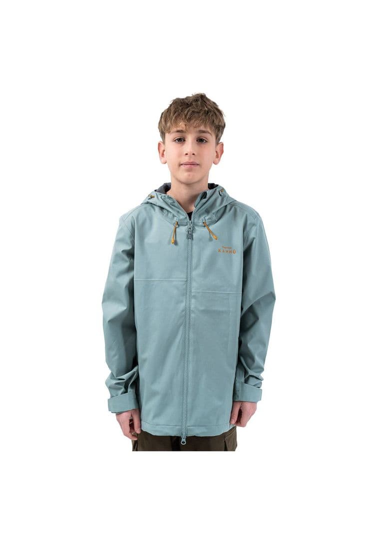 Parka Liviana Impermeable 10K/10K Nino Maihue Gris 12