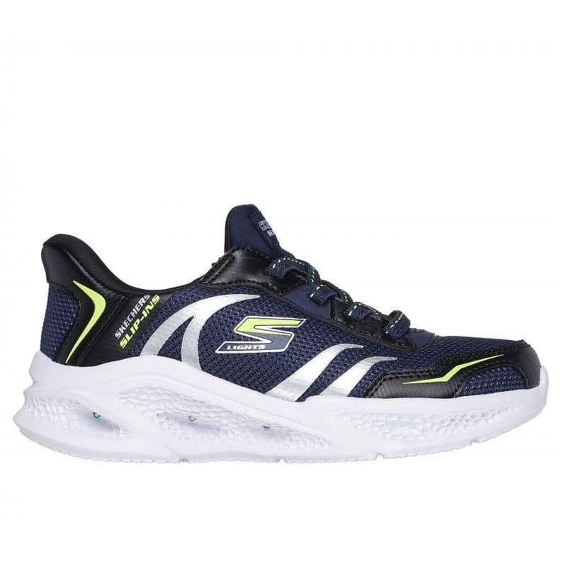 Zapatilla Nino Skechers Slip-ins: Skechers Meteor-Lights Azul CL 33