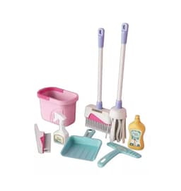 Juguete De Limpieza Para Ninos Set De Aseo 8 Piezas Rosado