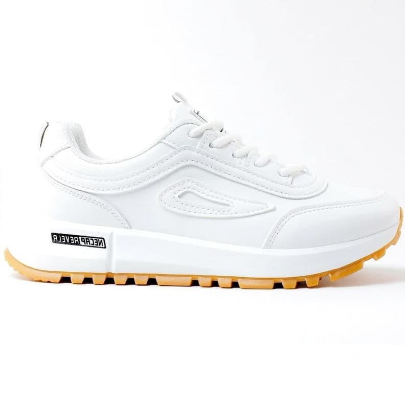 Zapatilla Deportiva Blanco Mujer Ecocuero Kioto S21 37