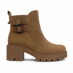 Bota Camel Mujer Gamuza y PU Atenas 25-31 Cafe 36