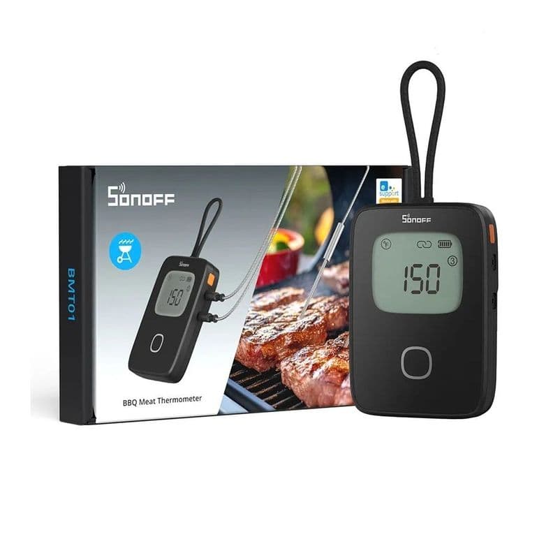 Termometro para Carne Asados Inalambrico - Sonoff BMT01 Negro