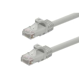 Cable de red ethernet CAT 6 Monoprice - 30cm Gris