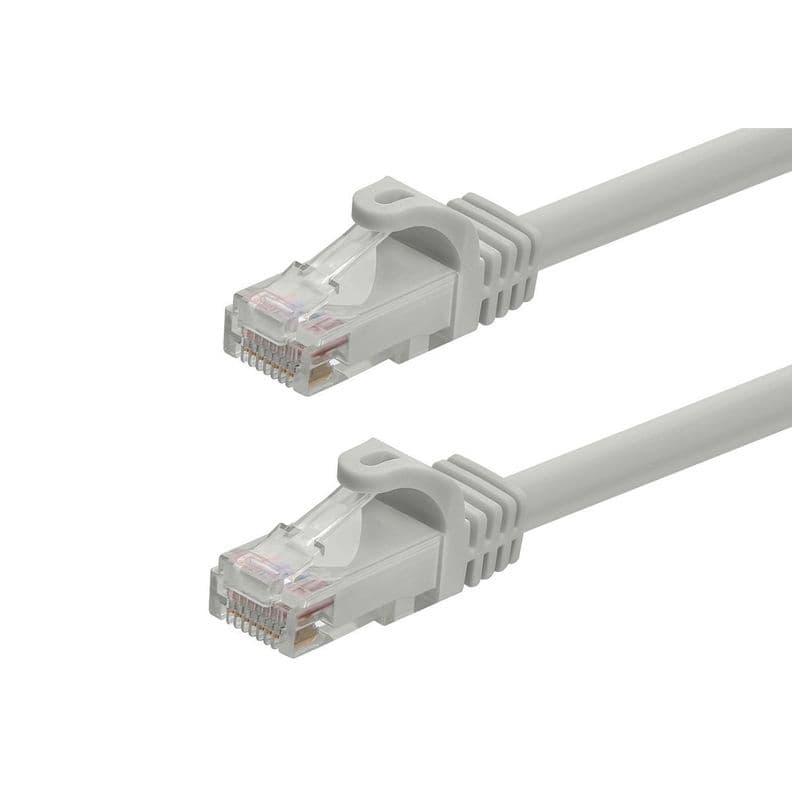 Cable de red ethernet CAT 6 Monoprice - 30cm Gris