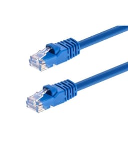 Cable de red ethernet CAT 6 - 90cm Azul