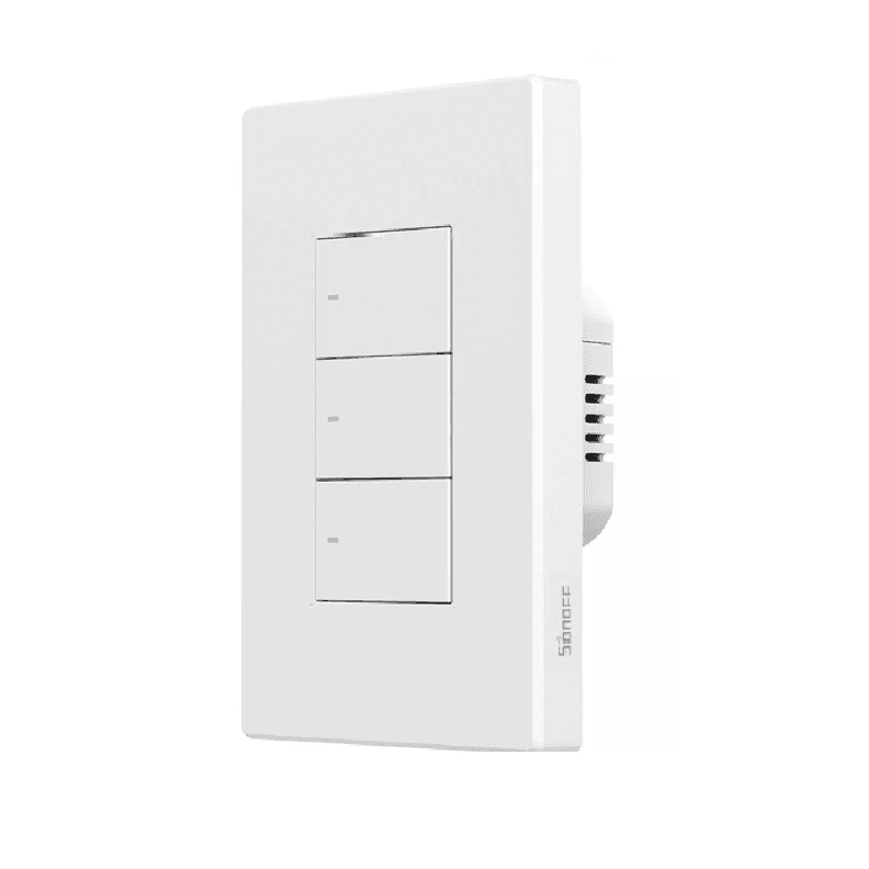 Interruptor Inteligente Sin Neutro Sonoff Switchman ZBM5-3C Blanco
