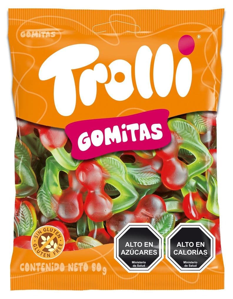Pack 10 Gomitas Trolli Cherry 80g