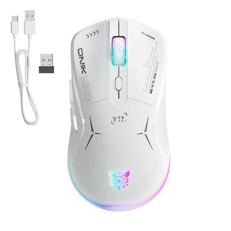 Mouse Gamer Inalambrico Onikuma CW917 Blanco