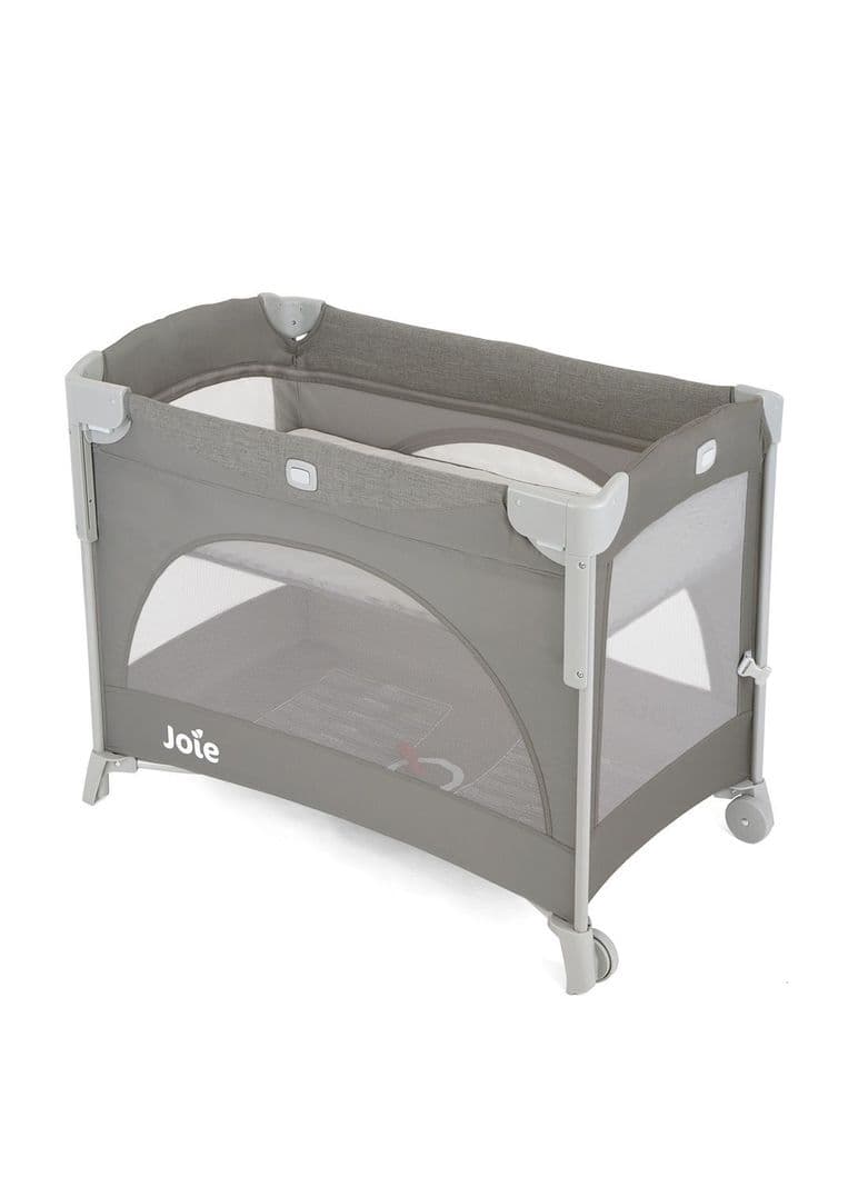 Cuna Playard Colecho Kubbie Sleep Foggy Gray Gris Recien Nacido