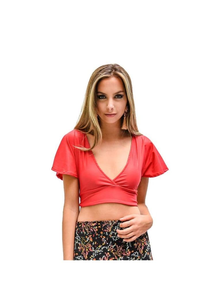 Peto Roma Rojo Lycra Mangas Abierto Espalda Maria Paskaro S