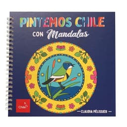 Pintemos Chile con mandalas edicion tapa dura Azul