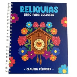 Reliquias Libro para colorear Tapa dura Azul