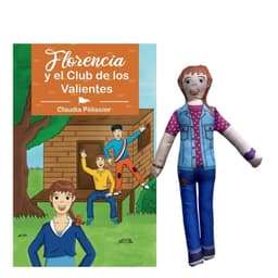 Libro Florencia y el Club de los Valientes con muneca Florencia Diseno 1