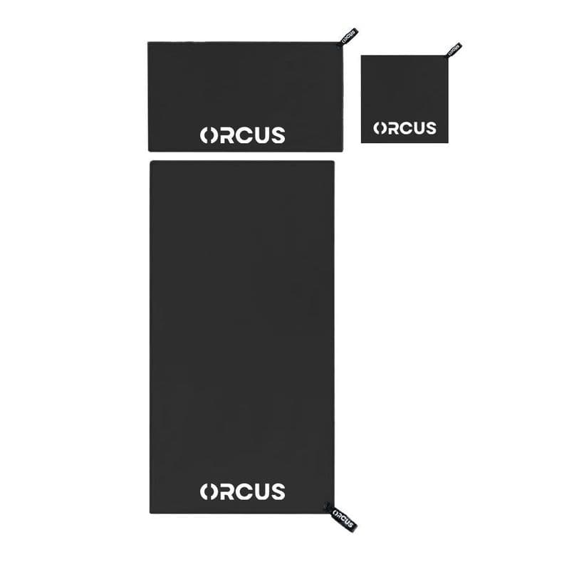 SET 3 TOALLAS DE MICROFIBRA ORCUS Negro