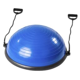 BOSU 60 CM + 2 TUBOS ELASTICOS MEDIO BALON PILATES ORCUS