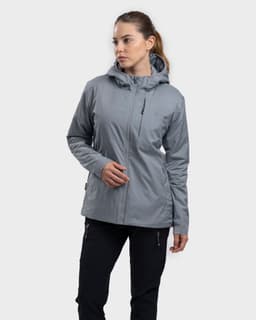 Chaqueta Hoodie Welky Mujer Light Grey Gnomo Gris XS