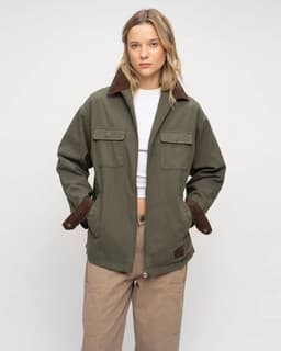Chaqueta Canvas Habridek Mujer Gnomo Verde S