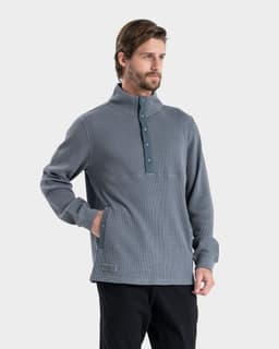 Poleron PullOver Eco Dovip Hombre Gnomo Gris Claro XL