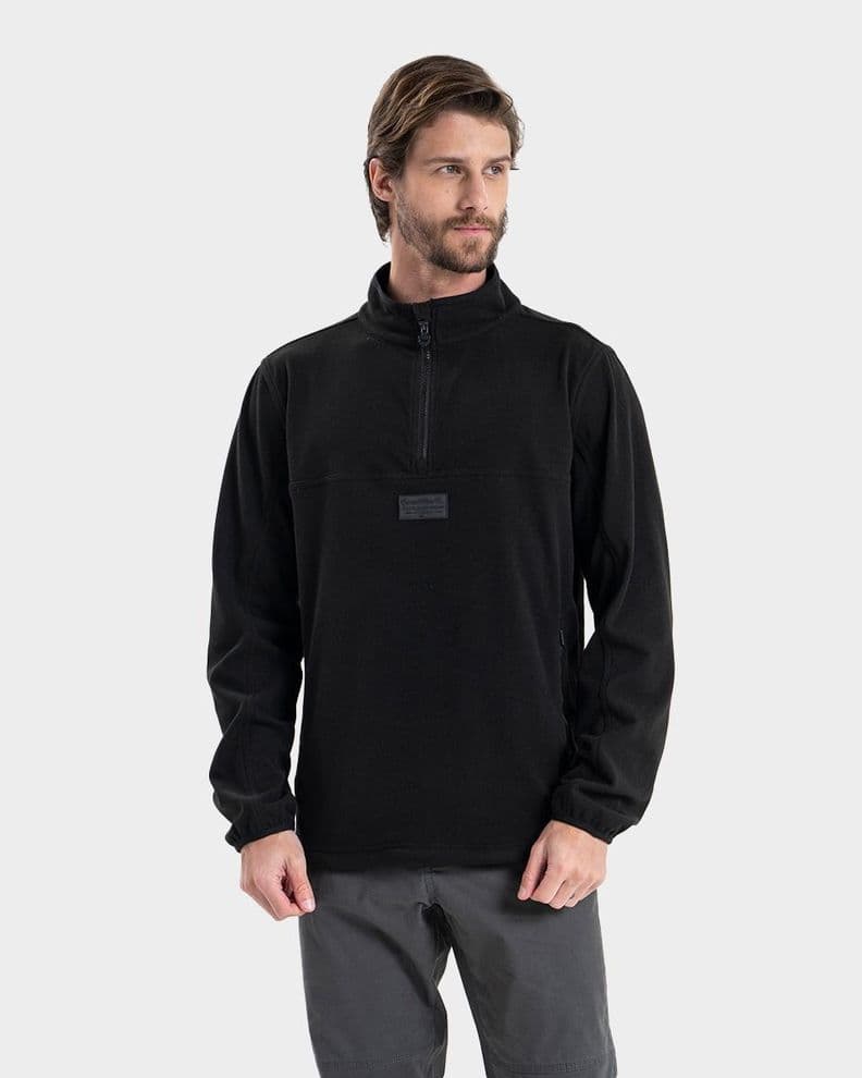 Polar Pullover Nulbost Hombre Gnomo Negro S