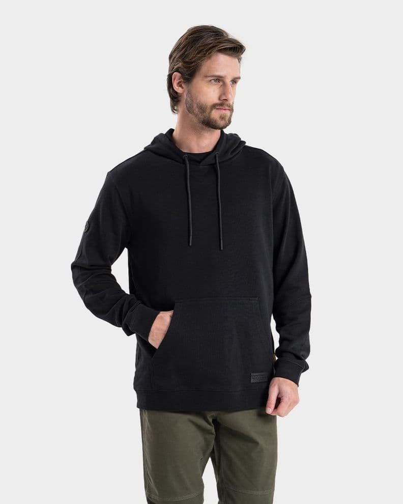 Poleron Franek Hoodie Pullover Hombre Gnomo Negro XL