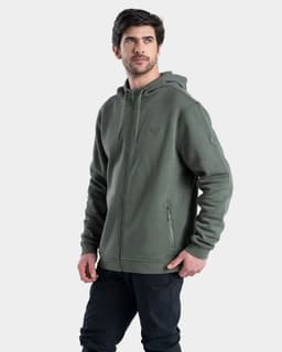 Poleron Hoodie Eco Klevu HombreGnomo Verde Oscuro M