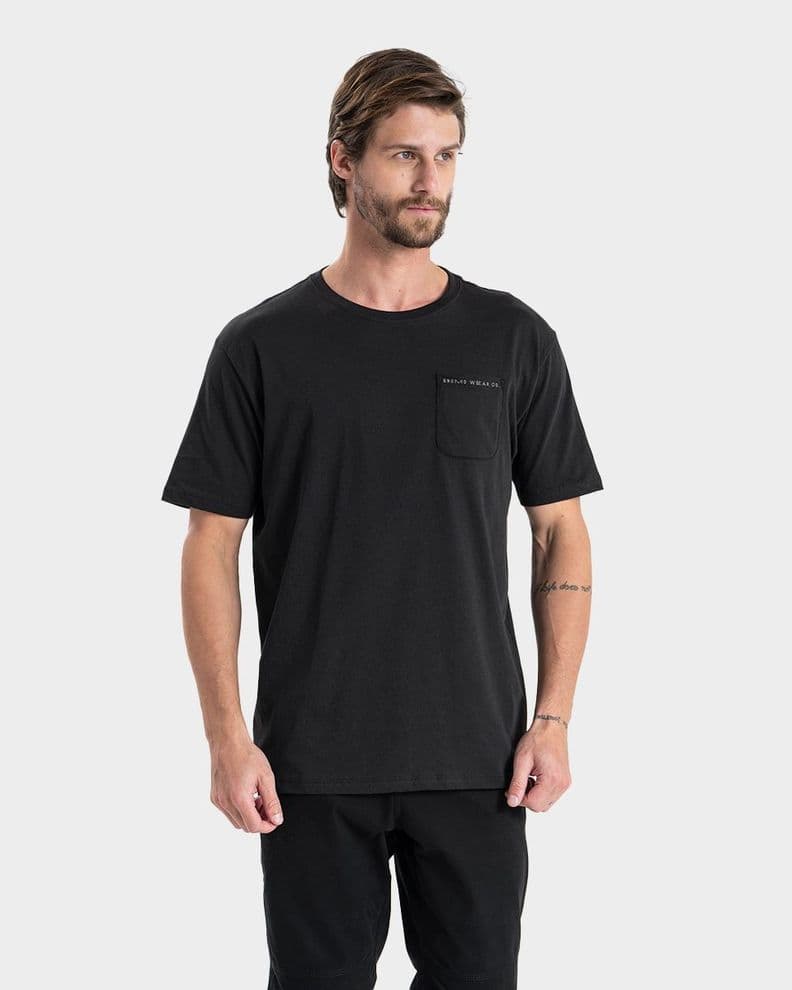 Polera Algodon Organico Gorbok Hombre Gnomo Negro L