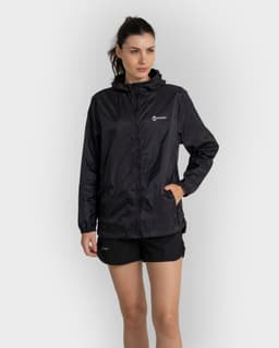 Cortaviento Eco Brendar Mujer Gnomo Negro S