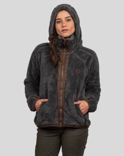 Fleece Hoodie Eco Beggra Mujer Gnomo Gris XS