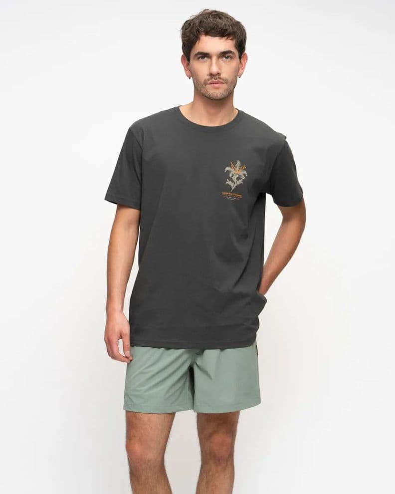 Polera Algodon M-12 Hombre Gnomo Gris Oscuro L