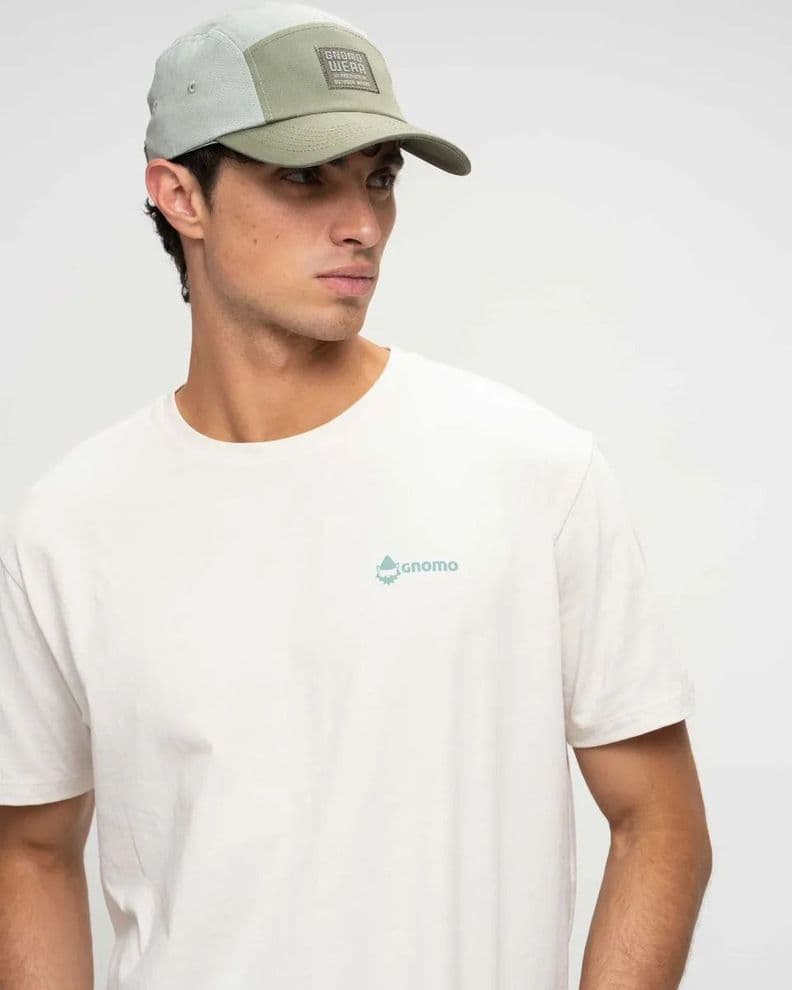 Polera Algodon B-7 Hombre Gnomo Blanco L