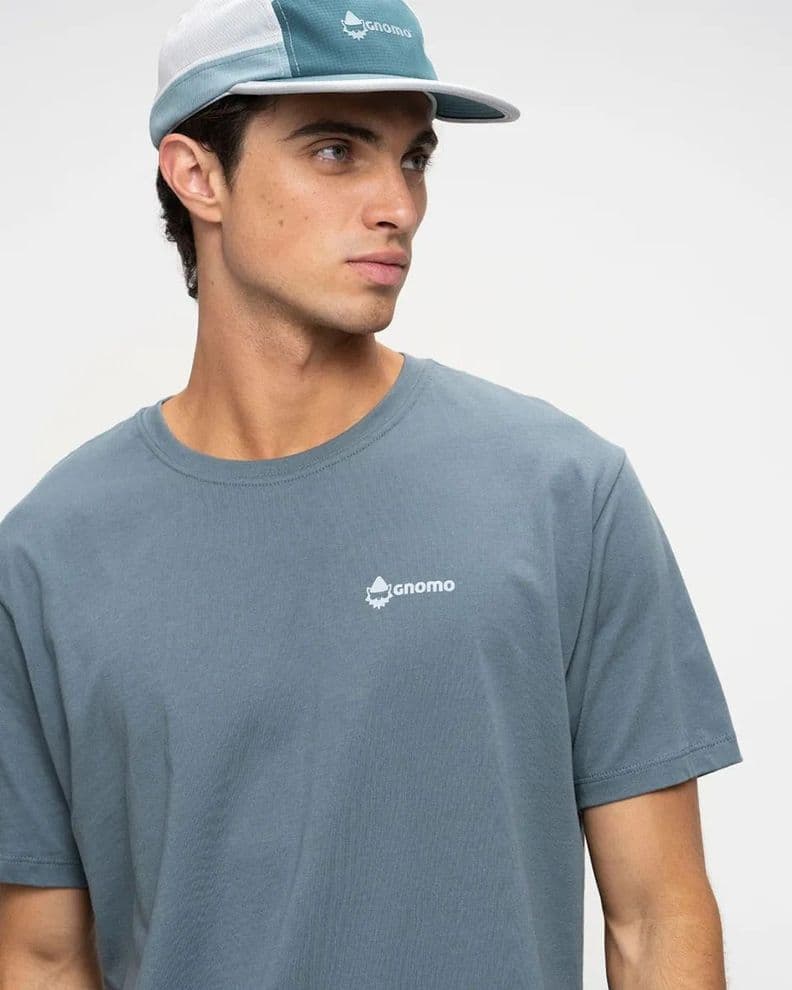 Polera Algodon B-7 Hombre Gnomo Azul L