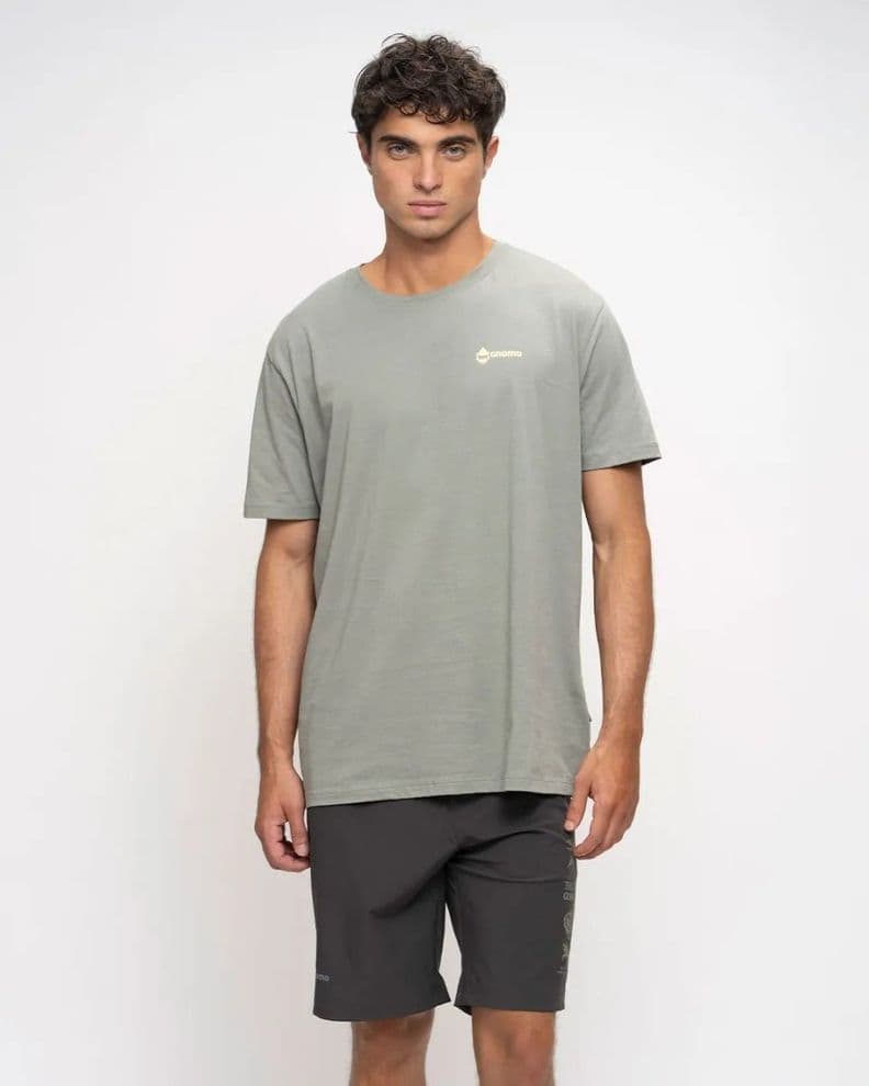 Polera Algodon B-7 Hombre Gnomo Verde Claro M
