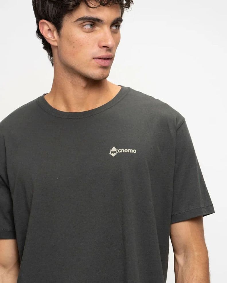 Polera Algodon B-7 Hombre Gnomo Gris Oscuro M