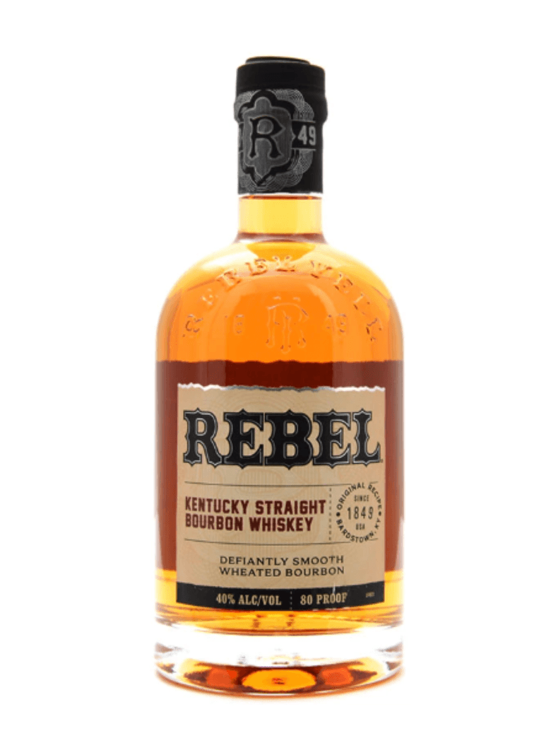 Rebel 80 Proof Kentucky Straight Bourbon Whiskey 750ml