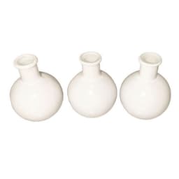 Floreros set de 3 Blanco