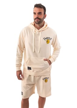 CONJUNTO POLERON CON SHORT PARROT Beige XL
