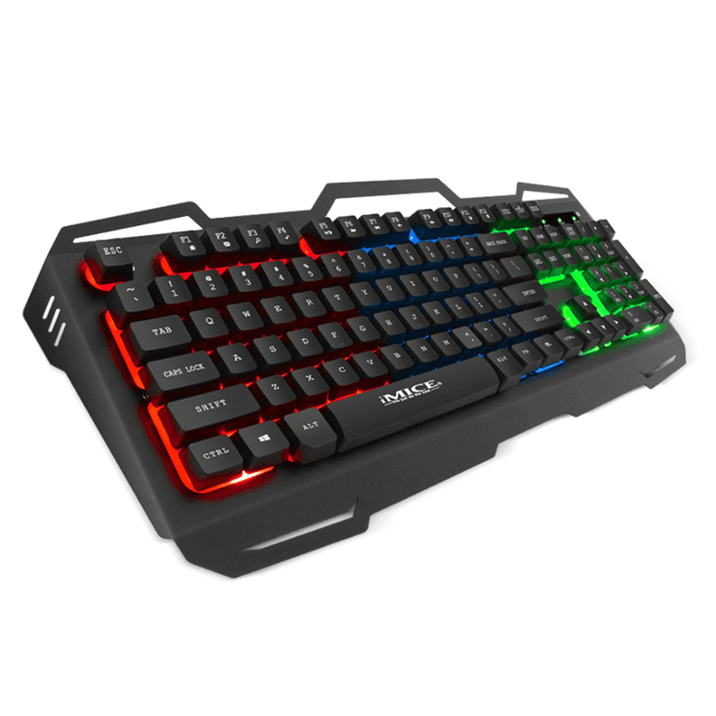 Teclado Gamer Premium Imice Ak 400 Gamer Retroiluminado Negro