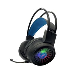 Audifonos USB Con Microfono Gamer Apedra HD-490 USB Con Luz RGB Negro