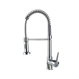 Llave Griferia Lavaplatos Simple Cuello Cisne Flexible Tap03 Plata