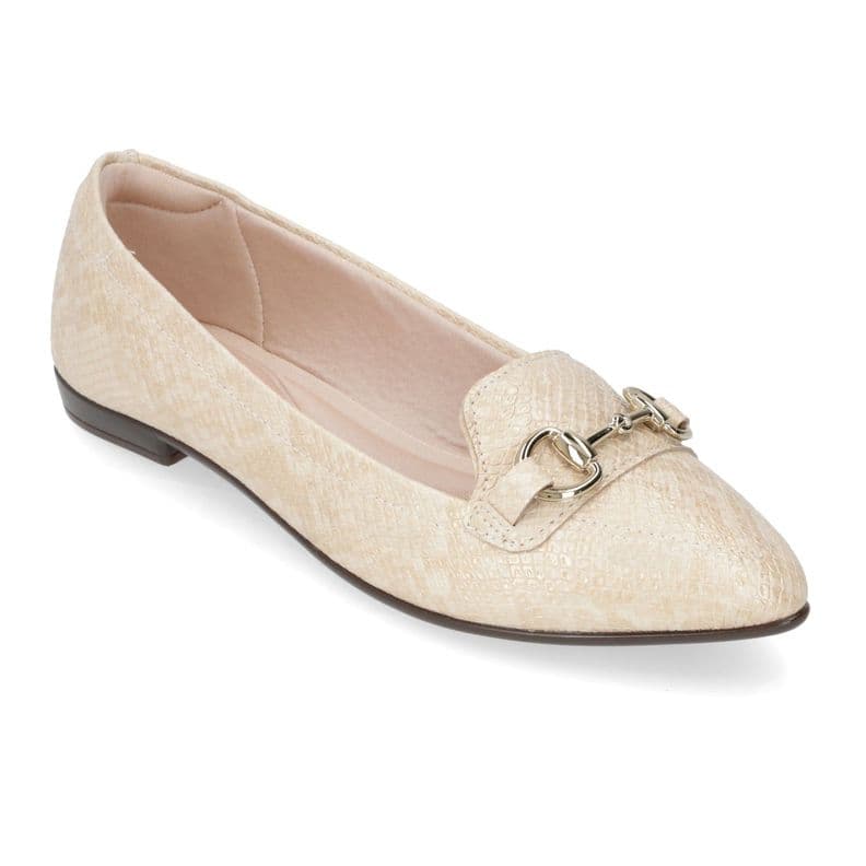 Ballerina Vizzano Croco Crema 38