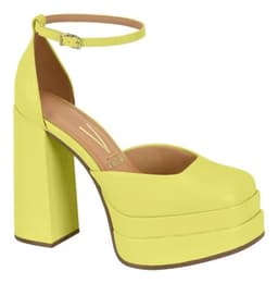 Maxi Plataforma Eco Cuero Amarillo 34