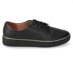 Zapatilla Vizzano Mujer Casual Eco Cuero Negro 35