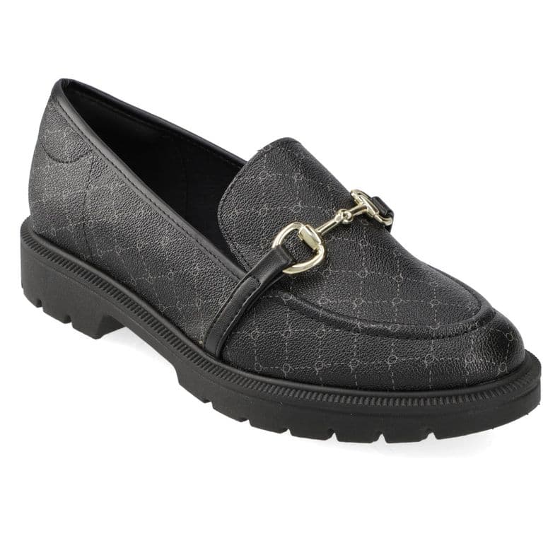 Mocasines Negros Con Disenos Beira Rio Negro 40