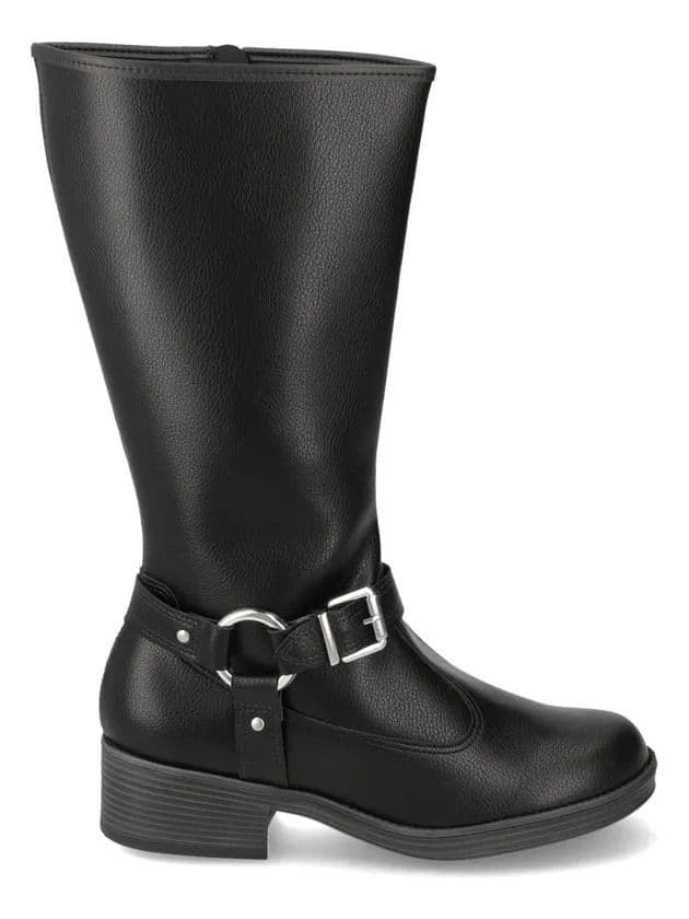 Bota Negra Mujer Moleca Negro 35