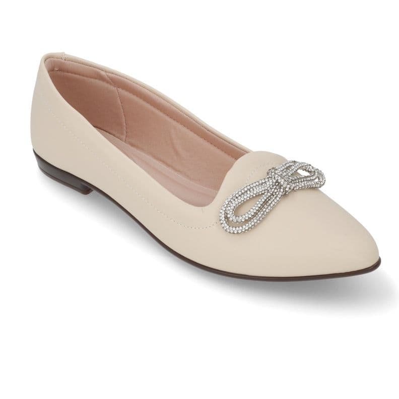 Ballerina Crema Beira Rio 35