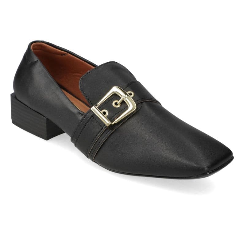 Mocasin Mujer Hebilla Vizzano Negro 35