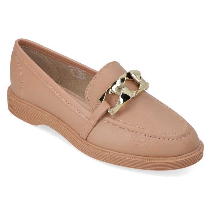 Mocasin Nude Moleca Rosado 40